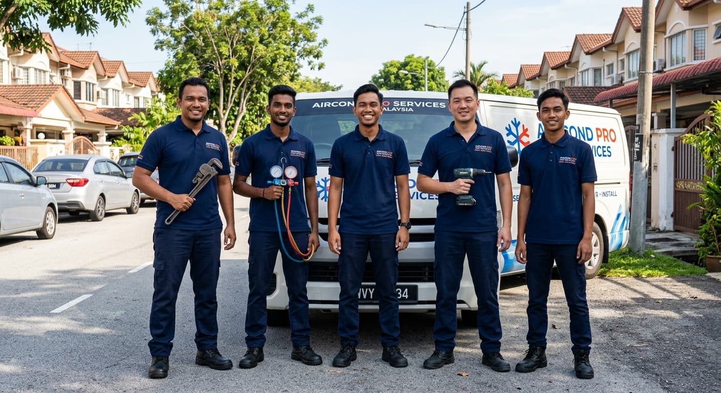 Pasukan technician Haier kami